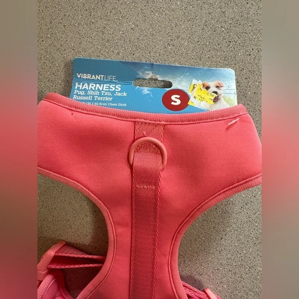 New Small  Vibrant Pink Pet Harness Adjustable straps  Comfortable padding